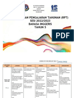 RPT Bahasa Inggeris Tahun 5 (2022)