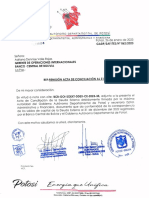 Nota Recibida y Acta Enviada Al BCB