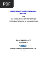 Crane Maintenance Manual