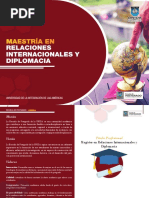 Maestría en Relaciones Internacionales