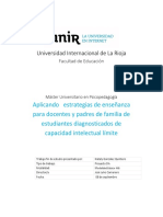 Disminuir Barreras de Aprendizaje para Estudiantes Diagnosticado Con Inteligencia Limite