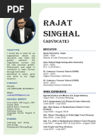 Rajat Singhal: (Advocate)