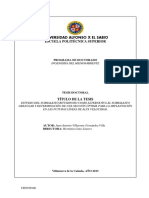 Universidad Alfonso X El Sabio Escuela Politécnica Superior: Ingeniería Del Medioambiente