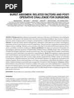 Kumar - Burst Abdomen Related Factor and Postoperative Challenge For Surgeons