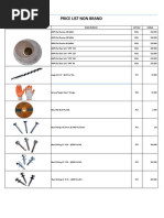 Harga Barang Umum