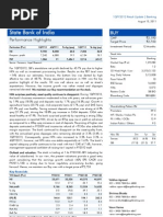 State Bank of India: Performance Highlights