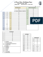 Hoja de Respuesta 4°B Contestada