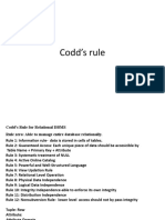 Codd's Rule