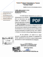 Zona 294 - Justificante Sindical REUNIÓN EXTRAORDINARIA