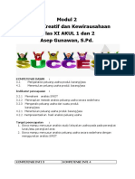 Modul 2 Produk Kreatif Dan Kewirausahaan