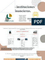 Instituciones Financieras