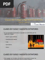 Clases de Fuego y Sus Agentes Extintores