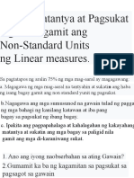 Estimates and Measures Length Using Non-Standard Units