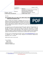 Sub: Regulation 29 (1) (A) & 29 (2) of The SEBI (Listing Obligations and Disclosure Requirements) Regulations, 2015