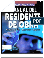 Manual Del Residente de Obra