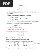 EMTH202 Tutorial 4 Week 4 With Solution