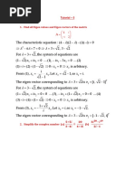 EMTH202 Tutorial 5 Week 5 With Solution