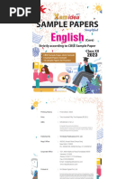 Xam Idea Class 12 English Sample Papers 2023