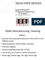 Wafer Manufacturing Cleaning