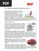 Cabezal de Engranajes Helicoidales