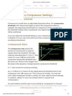 Bass Compressor Settings - StudyBass