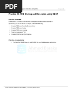 Practice 24 - PDB Cloning and Relocation Using DBCA