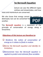 Lecture 6 - The Bernoulli Equation