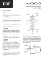 LVDT Oscillator Demodulator G123-817-006: Application Notes