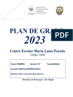 Plan de Grado Tercer0 Año 2022