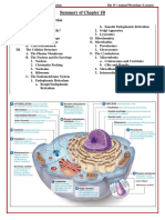 BIO 35 Chapter 1B - Cell Anatomy and Physiology