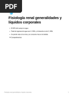 Fisiologa Renal Generalidades y Lquidos Corporales