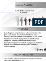 Produksi Dan Produktifitas