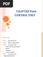 Chapter 4 Control Unit