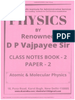 Atomic & Molecular Physics