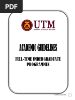 Academic Guidelines Undergraduate Programme