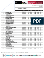 2022 UCI XCO WC #5 Lenzerheide Men Elite Results