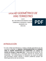 Diseño Geométrico Clase 1 Generalidades