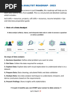 Data Analyst Roadmap 2023 by Rishabh Mishra