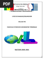 Fasci Exercices Geographie 2020 NIA