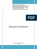 Glosario de Terminos