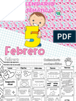 5o Calendario Febrero 2023