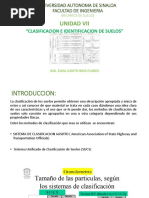 Unidad Vii Clasificacion e Identificación de Suelos