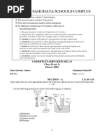 Chennai Sahodaya Science Set 1 QP 2022-23 - FOR PRACTICE ONLY