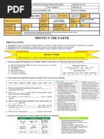 PROTECT THE EARTH Gr. 9°