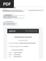 Gmail - Confirmación de Cita Dental