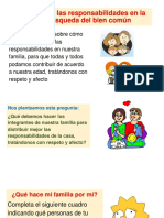 Organizamos Las Responsabilidades en La Familia