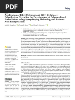 Application of Ethyl Cellulose and Ethyl Cellulose