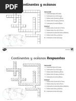 Continentes y Océanos