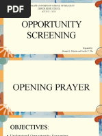 W5 Opportunity-Screening