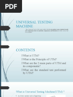 Universal Testing Machine